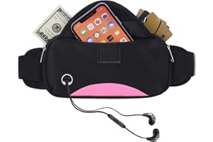 GERIINEER Bumbags for Women and Men with Adjustable Elastic Strap, Fanny Packs Waterproof, Perfect for Running,Cycling, Walking, Travel & Outdoor Activities