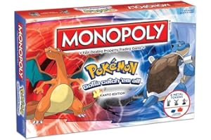 USAOPOLY Pokemon Monopoly Board Game, 2-6 Players