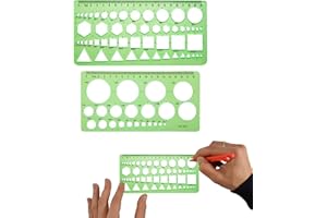BAOSROY Plastic Ruler Set, Transparent Plastic Ruler, Small Primary School, Children, Colourful Transparent Ruler, for School, Office, Home (Green, 2 Pieces)