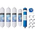 Depurtek Umkehrosmose-Membran & Filter Set - Sauberes Trinkwasser Für Zuhause