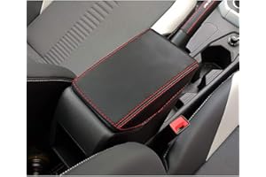 YEE PIN V W Polo MK6 / Seat Ibiza Typ 6F Hatchback/Seat Arona SUV Reposabrazos Caja Cuero Cubierta, Apoyabrazos de Consola Central Funda de Protección de Superficie Interior Accesorios