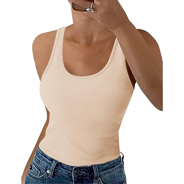 Camiseta Sin Mangas Para Mujer Con Tirantes Finos Y Cuello Acanalado - Básica Holgada, Ideal Para Capas O Looks Casuales