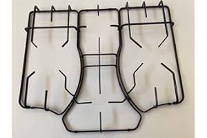 HOMELY FRANKE serie PULSAR set 3 griglie smaltate nere lucide centrale destra sinistra (made in italy) P1556-1557-1558