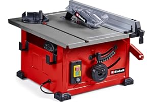 Einhell sega circolare da banco TC-TS 8 (1200 Watt, altezza di taglio 45 mm, lama Ø 210 mm, guida angolare, battuta parallela, attacco di aspirazione nell'alloggiamento),Versione 2024