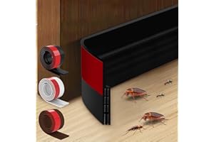 SERDA-RUN 1 szt. uszczelka do drzwi, stoper przeciągów, samoprzylepna uszczelka do drzwi, taśma uszczelniająca, taśma uszczelniająca, taśma uszczelniająca, uszczelka zapasowa, odporna na warunki atmosferyczne,