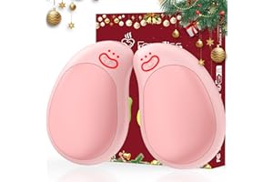 FANDLISS Calentador de Manos Recargable,8000mAh Mango Calentador Reutilizable Diseño Magnético,3 Niveles de Calor Calentador de Manos Portátil para Deportes al Aire Libre,Camping,Senderismo