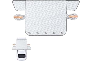 Mikiuly Protector De Parabrisas, Parasol Coche Delantero, Cubierta Parasol Coche Delantero, Nieve Cubiertas, Protector de Parabrisas Magnético, Protege De Rayos Antihielo Y Nieve, UV, Lluvia, 1pc
