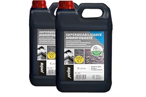 JOVIRA PINTURASImpermeabilizzante Trasparente 10 L | Impermeabilizzazione Invisibile, Nessuna Generazione di Film, Protezione Totale su Facciate, Cemento, Terrazze, Tetti (10 Litres,) B-02