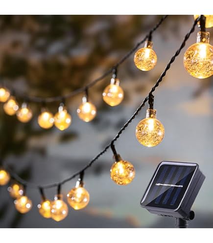 Garden Mile Solar LED Hanging Lights Lighting For Garden Flame Effect Outdoor Lighting 4.7m Light Up Decoration Lights Set Of 10 Hanging Lanterns For Garden (Flame - View #12