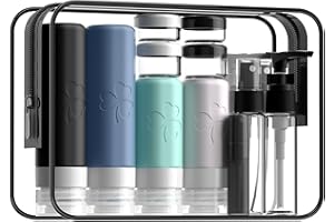 INSFIT 23 Stück Reiseflaschen Zum Befüllen, 90 ml und 60 ml Silikon Reiseflaschen Set, TSA genehmigte Reiseset Flüssigkeiten, Auslaufsichere Reisegröße Behälter Reise Gadgets