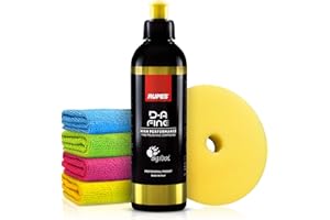 SHINY FREAKS Set di lucidatura per auto Rupes D-A Fine (250ml) - Pasta per lucidatura fine - Rimuove ologrammi, vortici e graffi sottili - Eccentrico o rotante - Lucidatura | 6 pz.