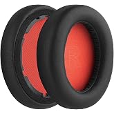 NovStrap Anker Soundcore Life Q10 Q10 Bt ile Uyumlu Kulaklık Pedi S&uuml;ngeri Yastığı KIRMIZI