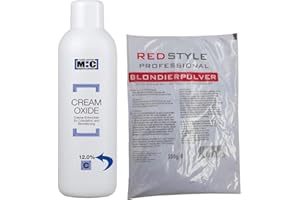 M:C MEISTER COIFFEUR [ CREAM OXIDE 12% ] - 1000ml + 500g Blondierpulver