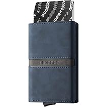 Portefeuille Homme DUGRAFT RFID - Porte-Cartes Carbone Avec Éjection Rapide | Protection Anti-Piratage