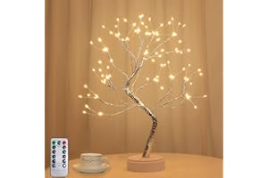 SONGLYPIAN Albero luminoso a LED, 108 LED luce dell'albero interno con telecomando, 8 modalità variabili, alimentazione tramite USB/batteria, lampada albero luminoso per festa, Natale, matrimonio, decorazione di