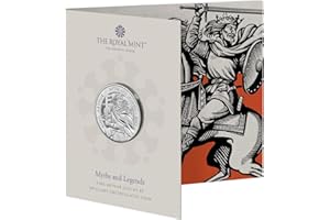 CrawleyCoins 2023 Legend of King Arthur UK £5 brillante moneta fior di conio in confezione sigillata menta