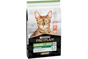 Purina Pro Plan Sterilised Renal Plus Crocchette Gatti Adulti Ricco in Salmone 10kg