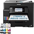 Epson EcoTank ET-5800, Stampante Multifunzione, Stampa Fronte/Retro, Scansione, Copia, Fax, Formato A4, ADF, 2 Vassoi Frontal