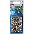 Prym Non-Sew Silver Press Fasteners, Metal, 15mm