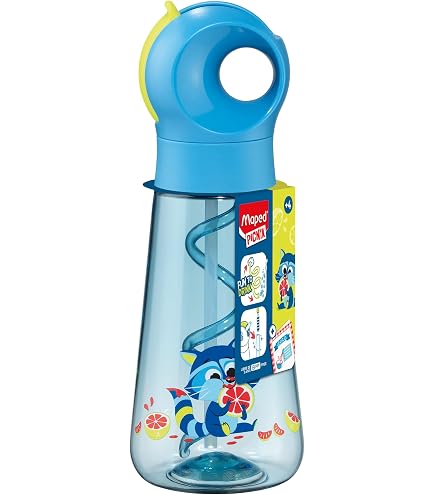 MAPED – Couverts Enfant Jungle Fever – Cuillère Et Fourchette Ergonomiques Avec étui – Lave-vaisselle – Dès 18 Mois