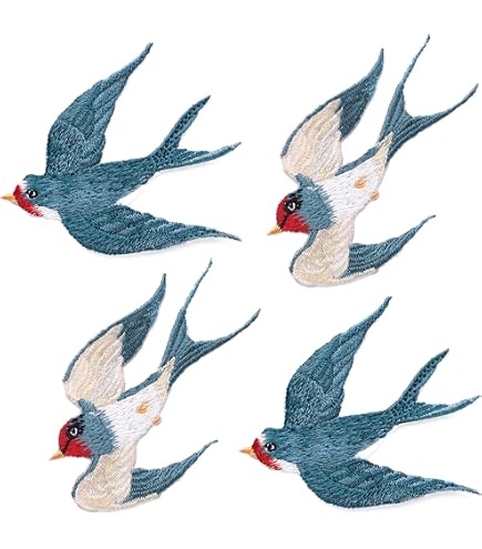 Pack De 2 Patchs Thermocollants Poisson Rouge - Brodés - Pour Vêtements, Jeans, Sacs - Adulte Et Enfant - Facile à Poser