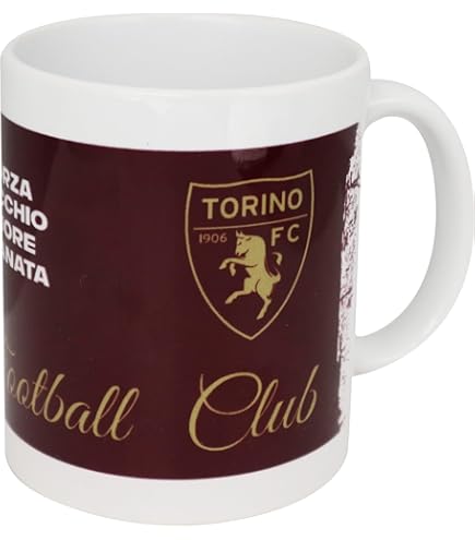 Acube Srl Tazza Mug Colazione In Ceramica BOLOGNA FC 1909 Con Manico Interno Bianco