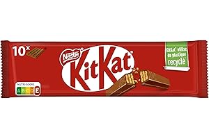 KitKat - Barre Chocolat au Lait - 10 barres de 41,5g