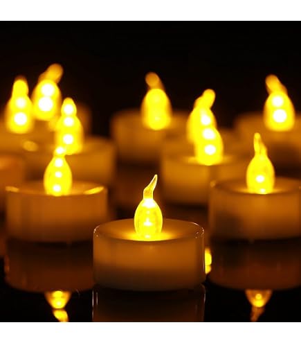 Bougie LED Réaliste Sans Flamme - Fonctionne Sur Piles - Effet Cire Fluide - Autonomie 400h - Télécommande Optionnelle - 3