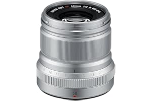 Fujifilm 16536611 Objectif XF50 mm F/2 pour Appareil Photo Série X Hybride Argent