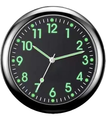Horloge Analogique Pour Tableau De Bord Jeep Wrangler/Gladiator - Mini-horloge à Ventouse Ou Adhésif