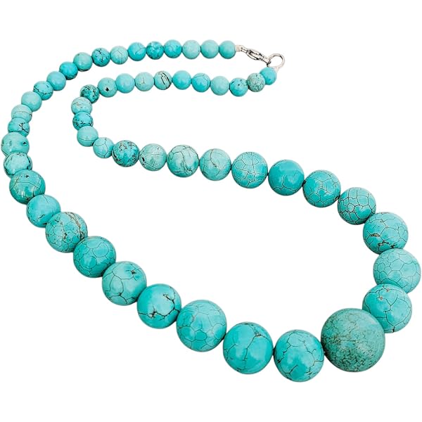 Bracciale In Rame Perle In Pietra Dura Turchese E Cristalli Turches Fatto A Mano Gladiolo