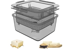 WAIBBU Moule Tofu Soja Cuisine Outils Pratiques Égouttoir Presse Presse Tofu Maison Bricolage Tofu Égouttoir Fromage Presse Fromage Fabricant Tofu Passoire Tofu Machine à Tofu De Boîte De Moule En Plastique