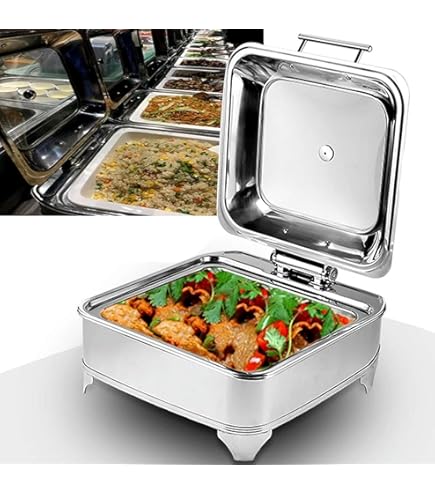 Scaldavivande Elettrico 9L - Acciaio Inox - Con Regolazione Temperatura E Coperchio In Vetro - Per Buffet E Catering - Foto 10