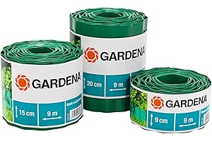 Gardena 536-20 - Cercadillo para Césped, Verde, 9 cm x 9 m (Ancho x Largo)