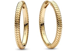 Pandora Moments Snake chain pattern earrings