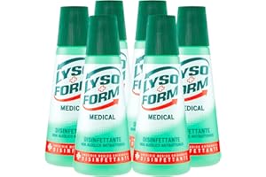 6x Lysoform Medical Disinfettante non Alcolico Antibatterico - 6 Flaconi da 250 ml