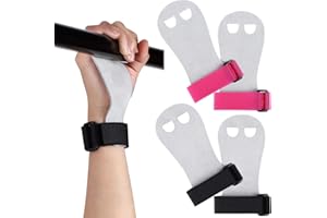 TOBWOLF Lot de 2 paires de poignées de gymnastique pour gymnastique, poignées de gymnastique, poignées de palmier de gymnastique