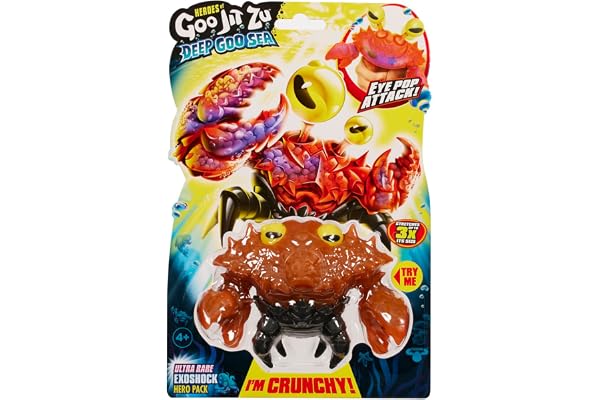 Heroes of Goo Jit Zu Deep Goo Sea Ultra Rare Exoshock Figurine