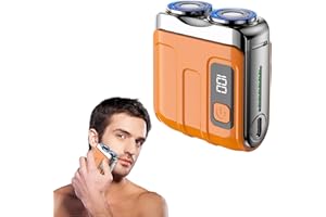 Colexy Mini rasoir électrique portable, 2025, étanche IPX7, multifonction, pour homme, nettoyage en profondeur, rasoir à capsule