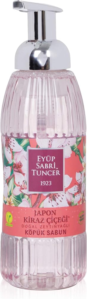 Eyüp Sabri Tuncer Doğal Zeytinyağlı Köpük Sabun Japon Kiraz Çiçeği (500 ml)
