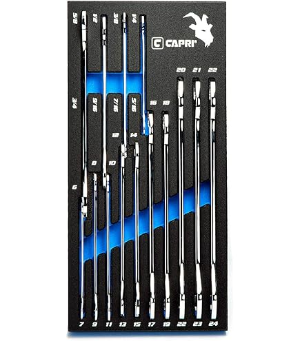Bondhus HP8-IC-17 Sechskant-Schraubenschlüssel Set – 8-teilig, Chrom, 1/8-3/8 Zoll (ca. 3-10 Mm), Mit Tasche