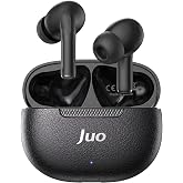 Juo JT1 Bluetooth 6.0 TWS Kablosuz Kulak İ&ccedil;i Kulaklık 20 Saat Pil &Ouml;mr&uuml; 13mm S&uuml;r&uuml;c&uuml; IPX4 Siyah