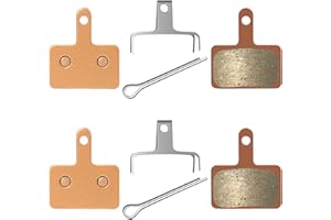 DESDIRA 2 Paia di Pastiglie dei Freni per Bicicletta, MTB Bici con Base in Rame Sinterizzate, Pastiglie dei Freni per E-bike, Scooter Elettrico, Compatibile con B01S Trp Tektro MT200 M355 M446 M315 M365