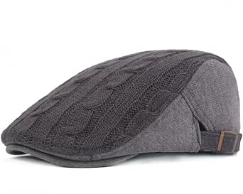 LUOXUEFEI Cappellini Berretto Berretto Invernale da Uomo in Maglia Berretto  di Mezza età E Berretto Anziano : Amazon.it: Sport e tempo libero