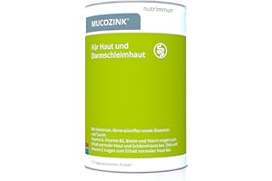‎NUTRIMMUN nutrimmun MUCOZINK Pulver (300 g) – Nahrungsergänzungsmittel für Haut und Darmschleimhaut – Vitamine und Mineralstoffe für die Mikronährstoffversorgung plus die Aminosäuren Glutamin und Taurin