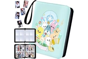 YIBEBE Stray Kids Photocard Holder: SKZ Skzoo Photocard Binder - Álbumes de Tarjetas con 400 Compartimentos - Regalos de Merchandising de Kpop (Green)
