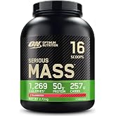 ON Optimum Nutrition Serious Mass Strawberry Flavored 2.73kg 8 Service
