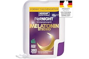 Melatonin, melatonin hochdosiert - 0,5mg. 365 melatonin pro Tag - optimal hochdosiert. Einschlafhilfe, schlafen, melatonin. Ohne unerwünschte zusatzstoff - deutschland registriert - Agocap
