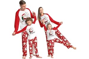 Neufigr Matching Christmas Pyjamas,Family Christmas Pyjamas Set,Family Christmas Pjs,Xmas Couples Pyjamas for Women Men Kids Dogs