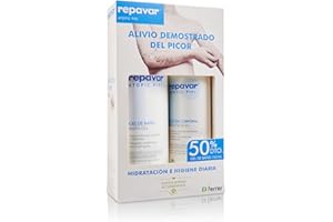 Repavar, Pack Ahorro Atopic Piel, Gel de Baño 750 ml y Loción Corporal 500 ml, Calman el Picor y Protegen la Barrera Cutánea, Ingredientes Activos, para Pieles Atópicas